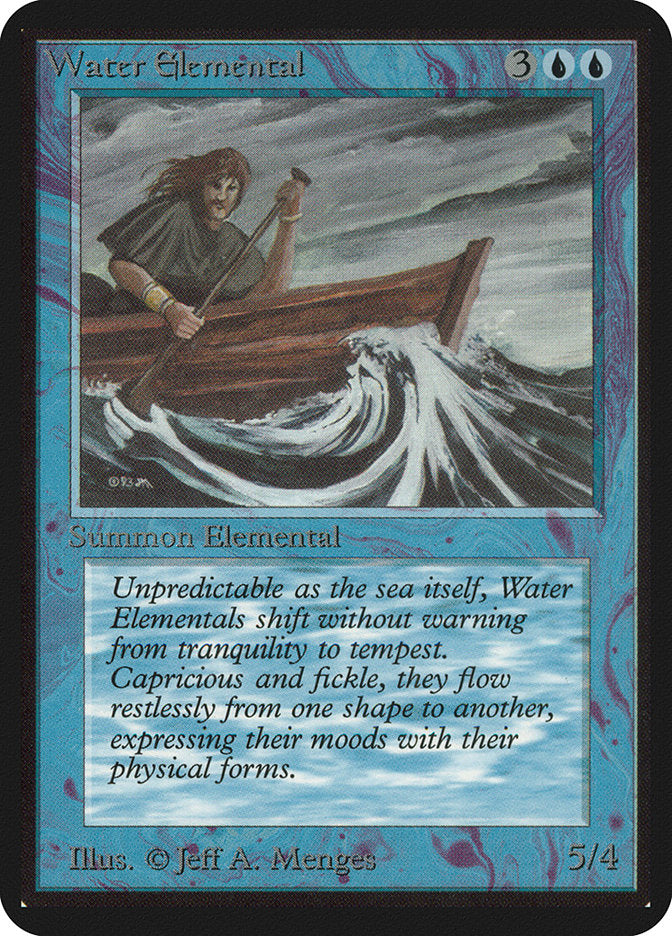 Water Elemental [Alpha Edition] | Jomio and Rueliete's Cards and Comics
