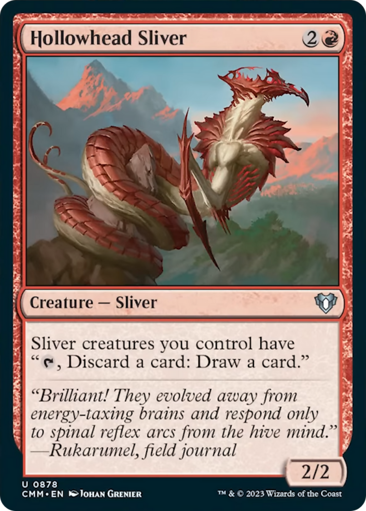 Hollowhead Sliver [Commander Masters] | Jomio and Rueliete's Cards and Comics