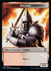 Soldier (33) // Devil Double-Sided Token [Streets of New Capenna Commander Tokens] | Jomio and Rueliete's Cards and Comics
