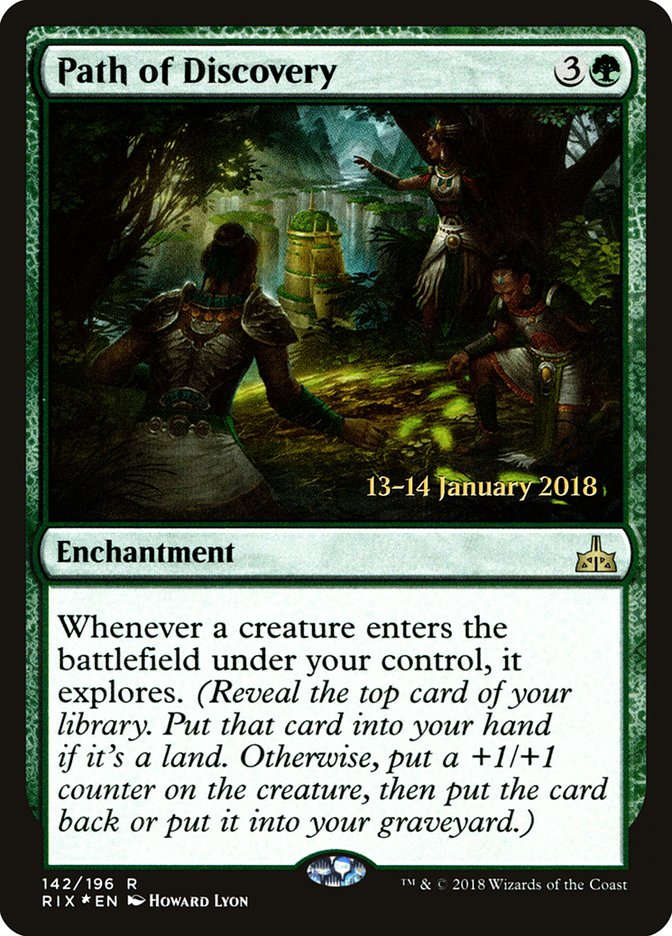 Path of Discovery [Rivals of Ixalan Prerelease Promos] | Jomio and Rueliete's Cards and Comics