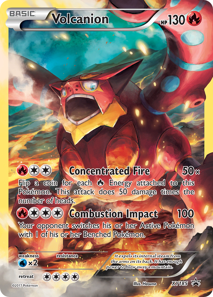 Volcanion (XY185) [XY: Black Star Promos] | Jomio and Rueliete's Cards and Comics