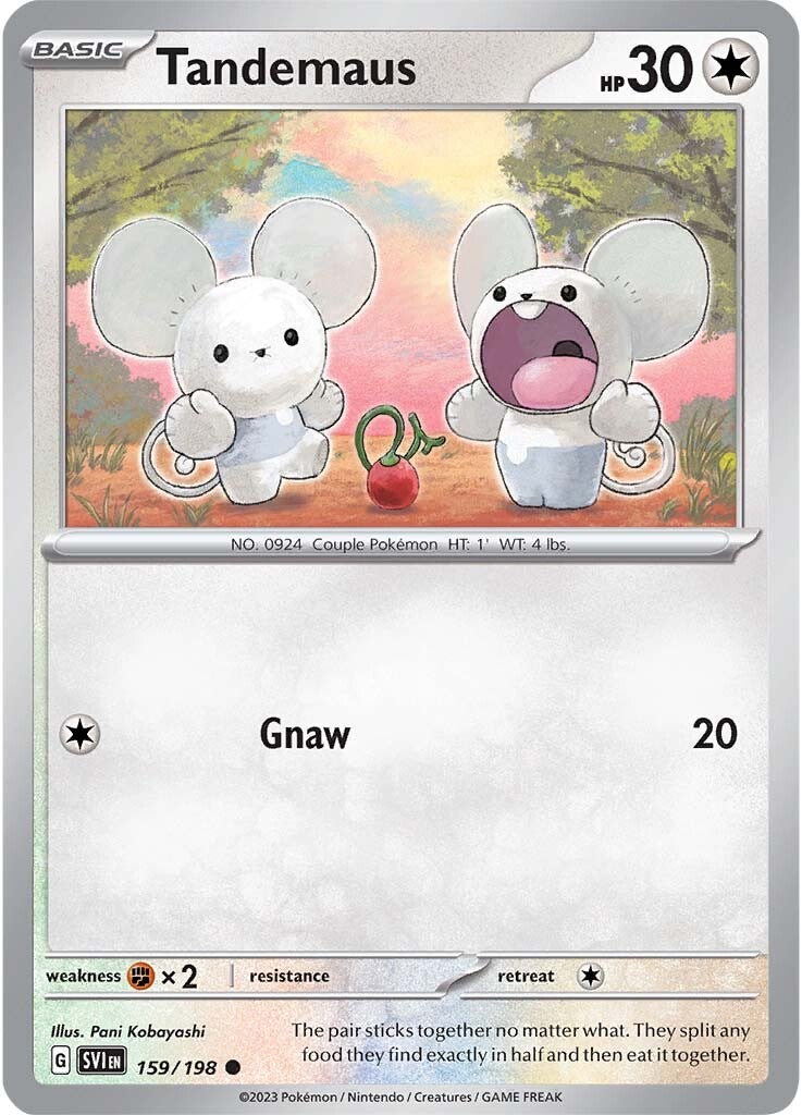 Tandemaus (159/198) [Scarlet & Violet: Base Set] | Jomio and Rueliete's Cards and Comics