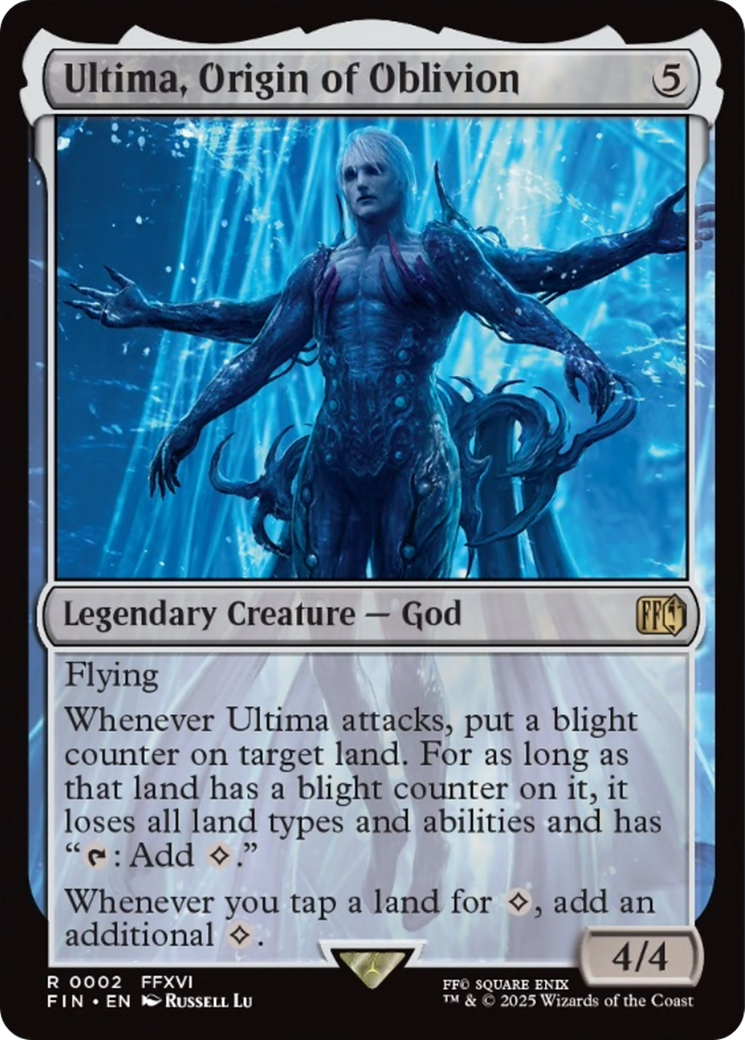 Ultima, Origin of Oblivion [FINAL FANTASY] | Jomio and Rueliete's Cards and Comics