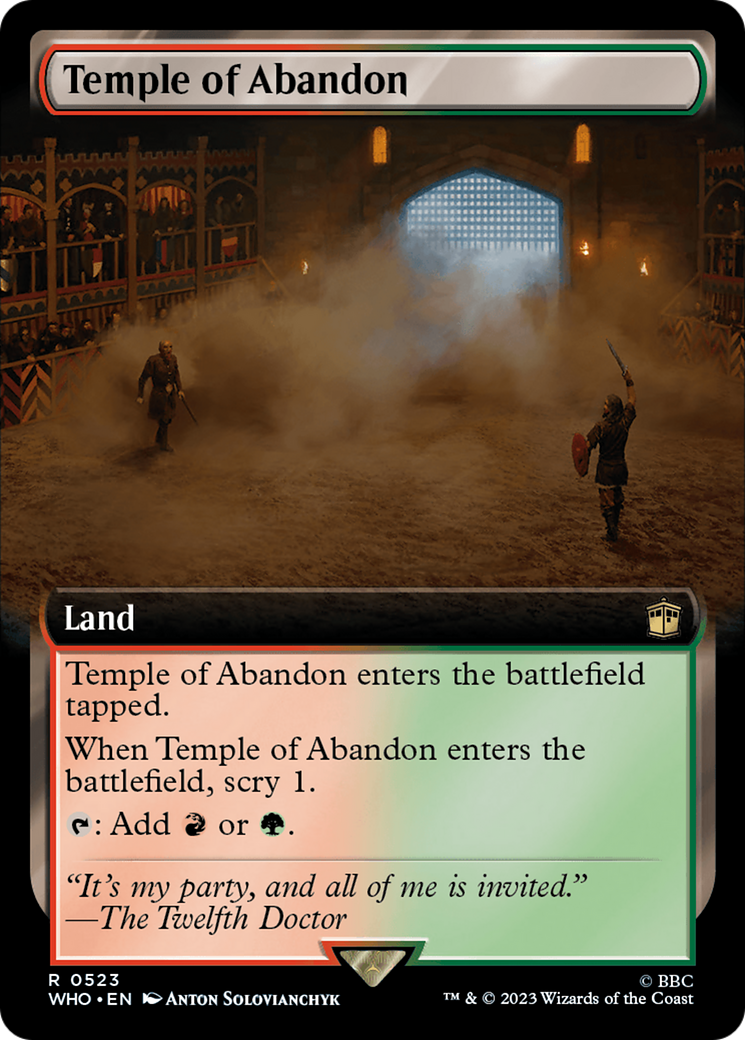 Temple of Abandon (Extended Art) [Doctor Who] | Jomio and Rueliete's Cards and Comics