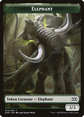 Angel // Elephant Double-Sided Token [Double Masters Tokens] | Jomio and Rueliete's Cards and Comics