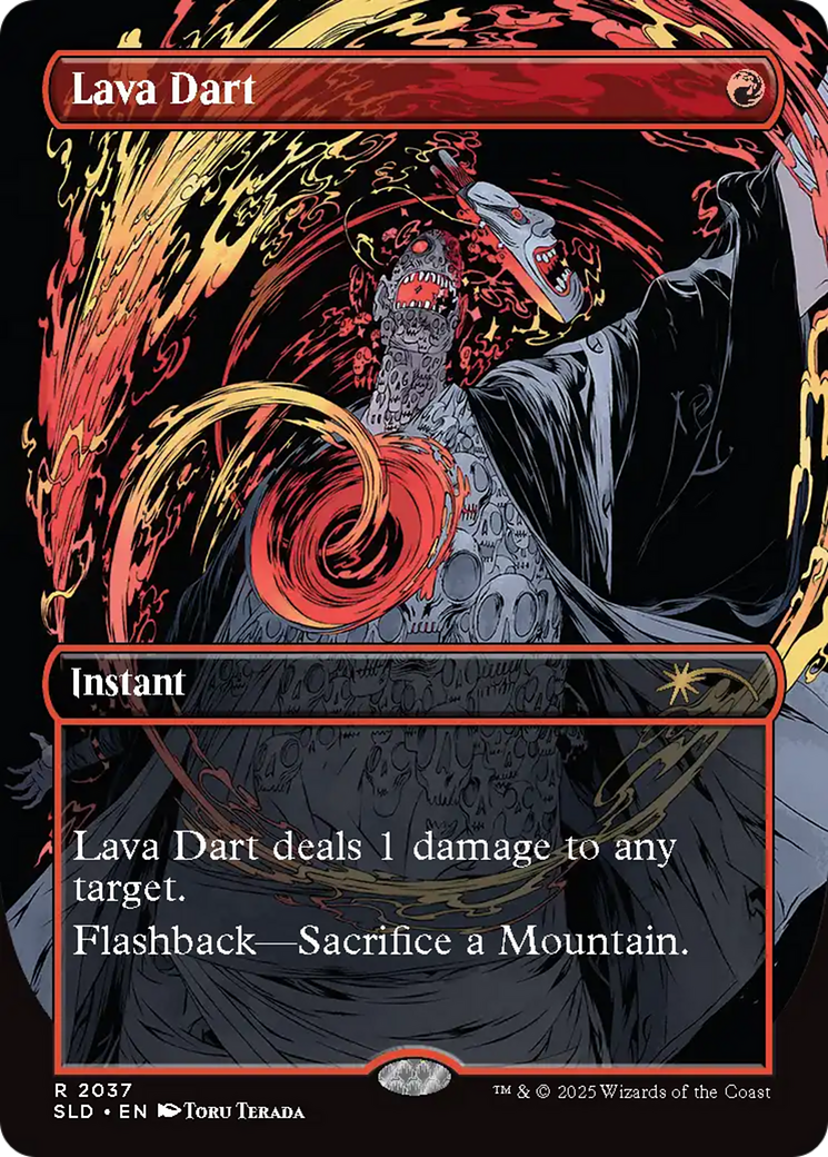 Lava Dart (Rainbow Foil) [Secret Lair Drop Series] | Jomio and Rueliete's Cards and Comics