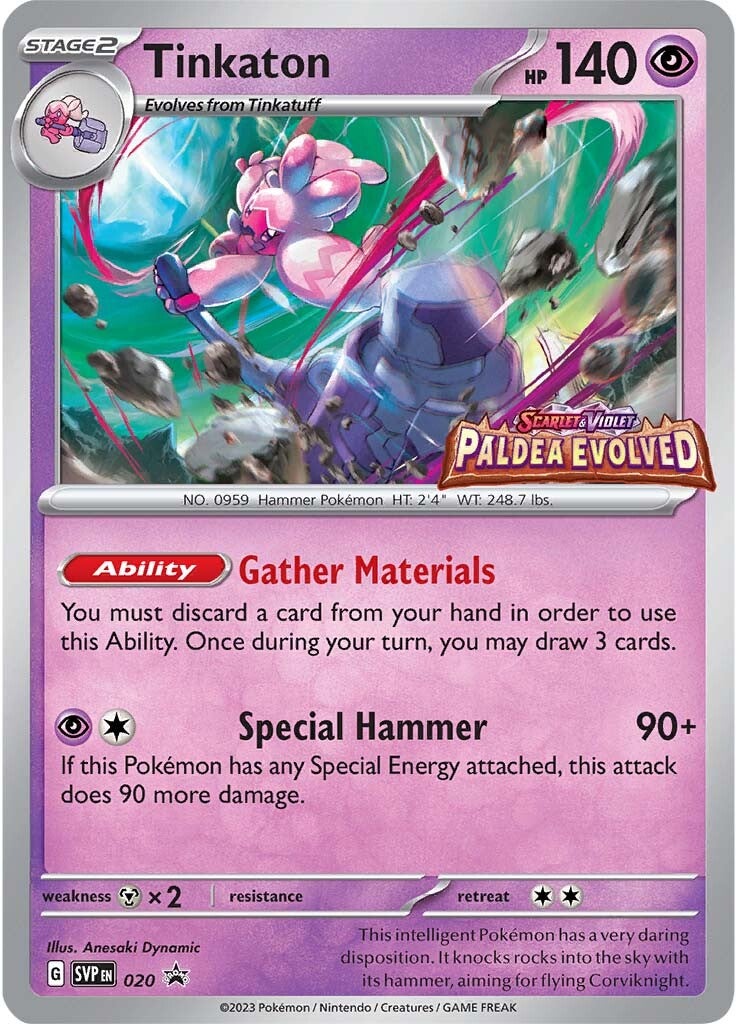 Tinkaton (020) [Scarlet & Violet: Black Star Promos] | Jomio and Rueliete's Cards and Comics