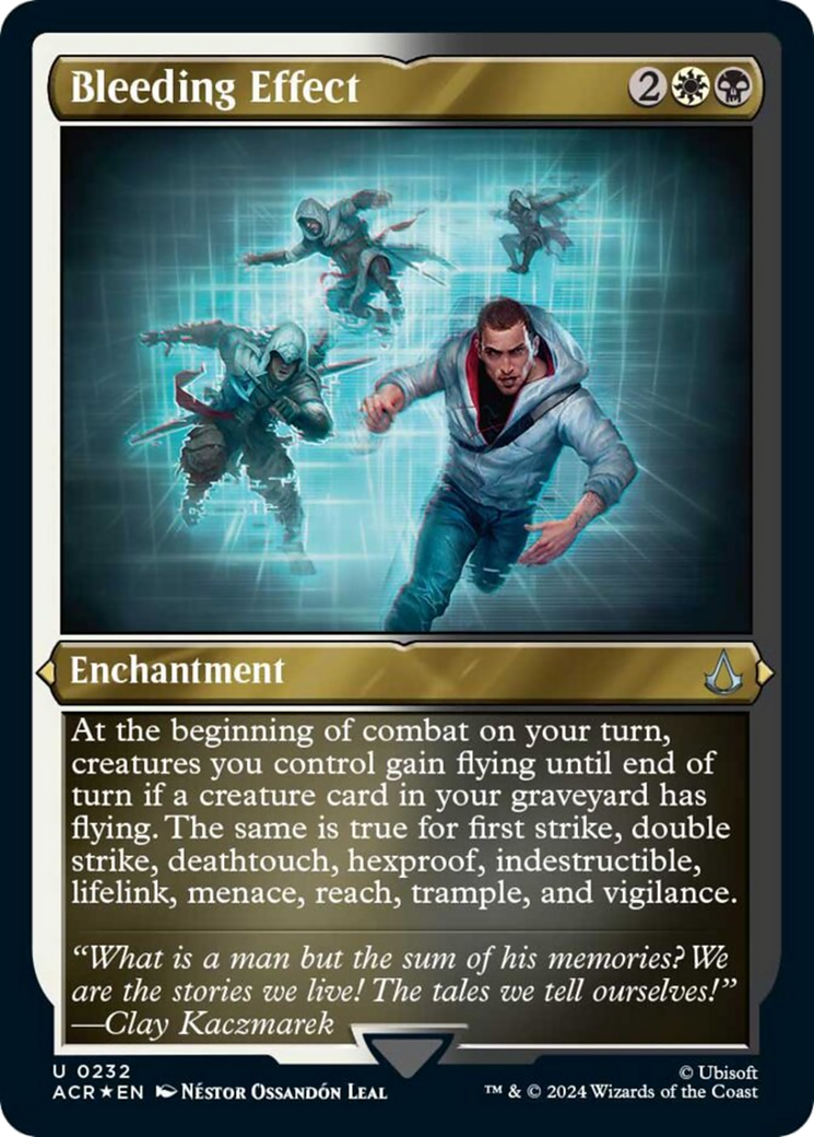 Bleeding Effect (Foil Etched) [Assassin's Creed] | Jomio and Rueliete's Cards and Comics