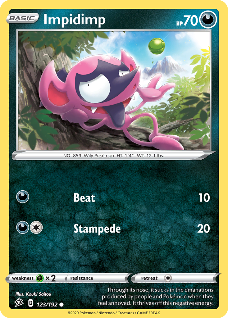 Impidimp (123/192) [Sword & Shield: Rebel Clash] | Jomio and Rueliete's Cards and Comics