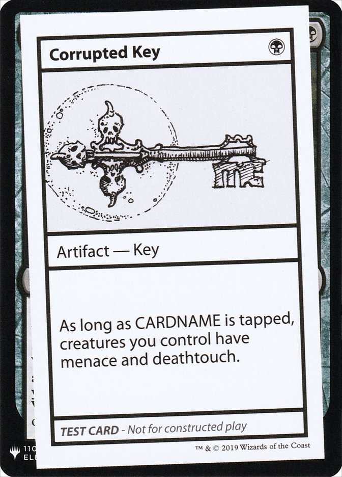 Corrupted Key [Mystery Booster Playtest Cards] | Jomio and Rueliete's Cards and Comics