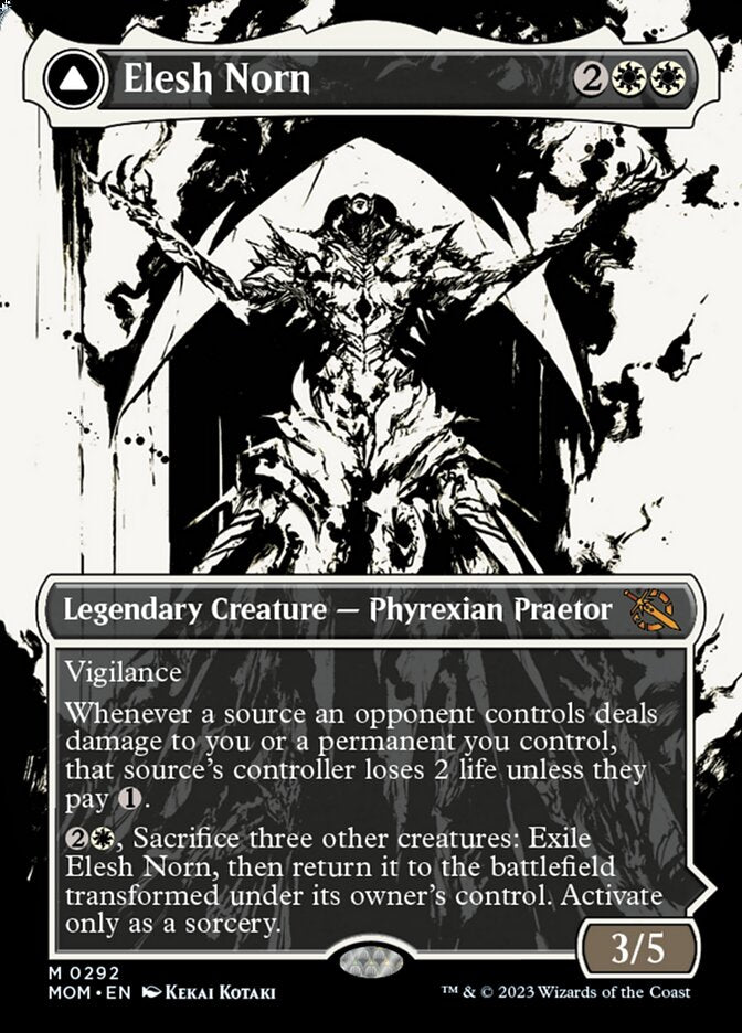 Elesh Norn // The Argent Etchings (Showcase Planar Booster Fun) [March of the Machine] | Jomio and Rueliete's Cards and Comics