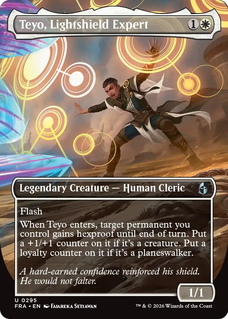 Teyo, Lightshield Expert (Borderless) [Reality Fracture] | Jomio and Rueliete's Cards and Comics