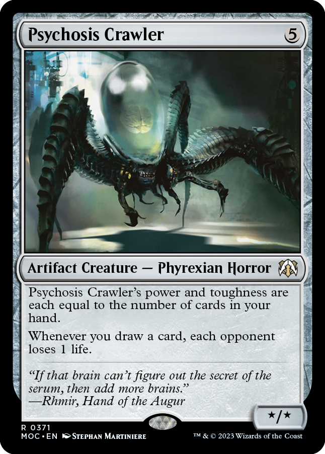 Psychosis Crawler [March of the Machine Commander] | Jomio and Rueliete's Cards and Comics