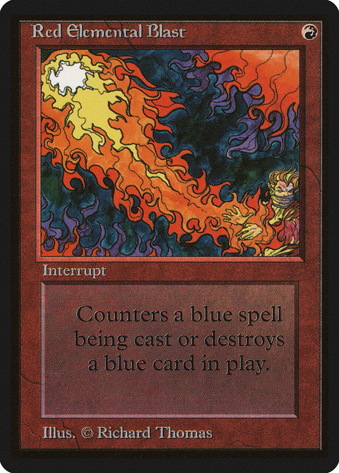 Red Elemental Blast [Beta Edition] | Jomio and Rueliete's Cards and Comics