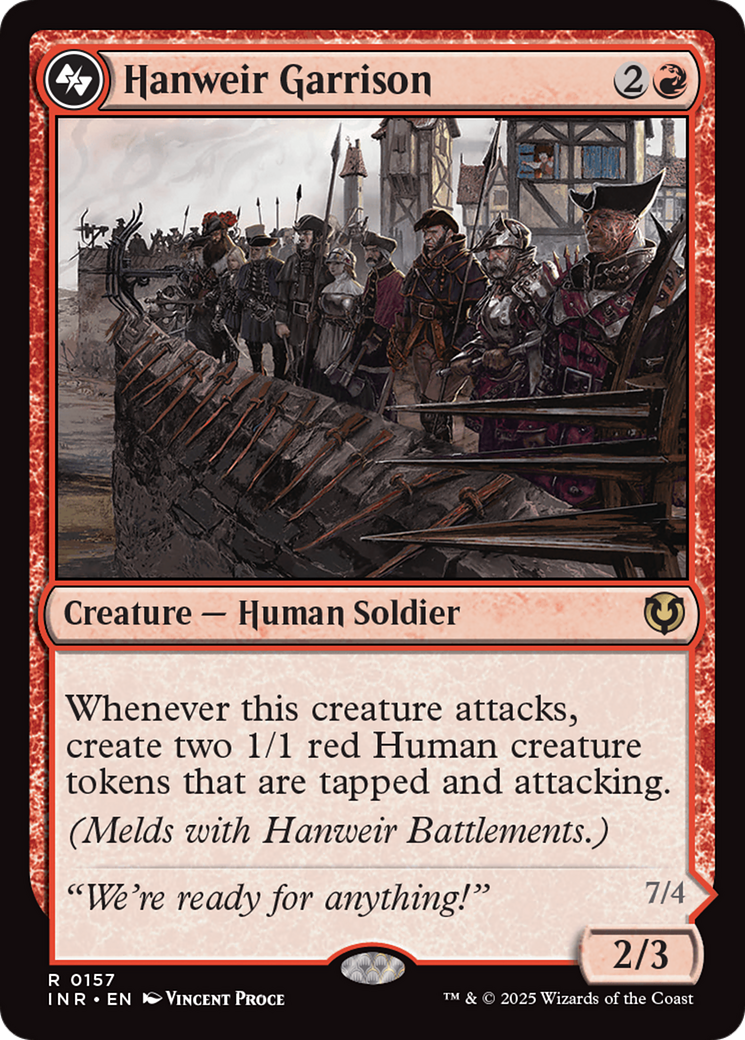 Hanweir Garrison [Innistrad Remastered] | Jomio and Rueliete's Cards and Comics