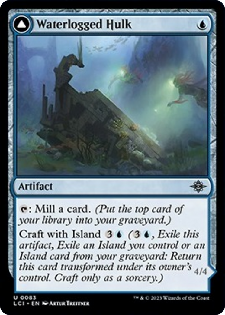 Waterlogged Hulk // Watertight Gondola [The Lost Caverns of Ixalan] | Jomio and Rueliete's Cards and Comics