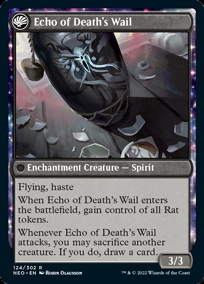 Tribute to Horobi // Echo of Death's Wail [Kamigawa: Neon Dynasty] | Jomio and Rueliete's Cards and Comics