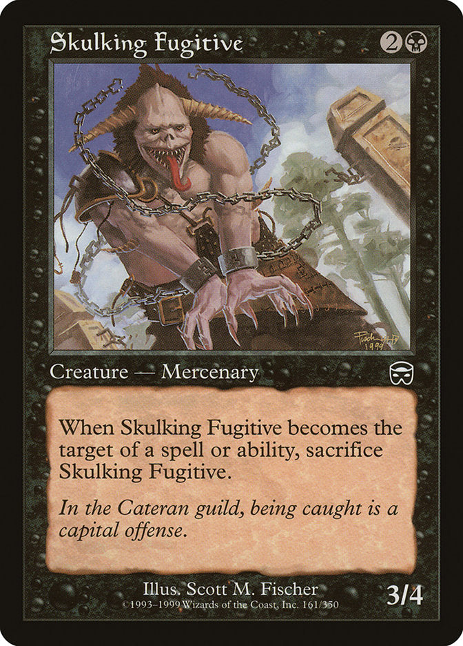 Skulking Fugitive [Mercadian Masques] | Jomio and Rueliete's Cards and Comics