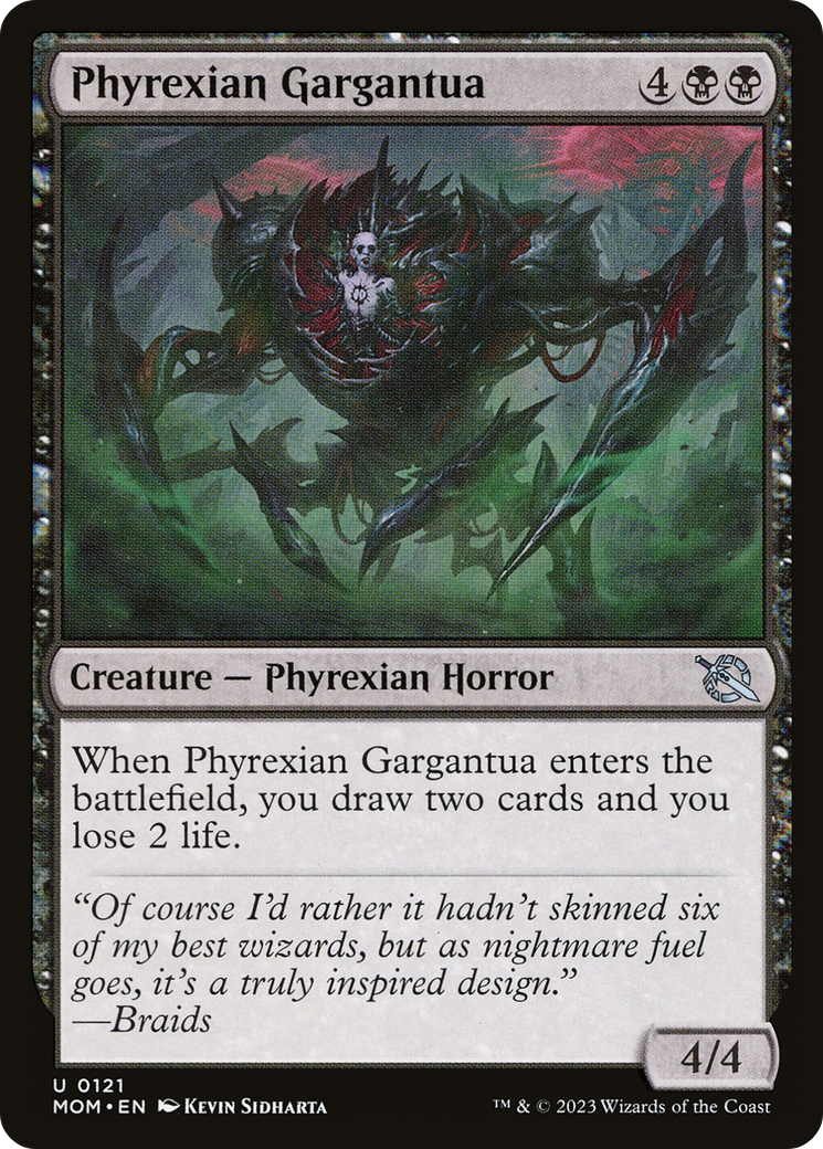 Phyrexian Gargantua [March of the Machine] | Jomio and Rueliete's Cards and Comics