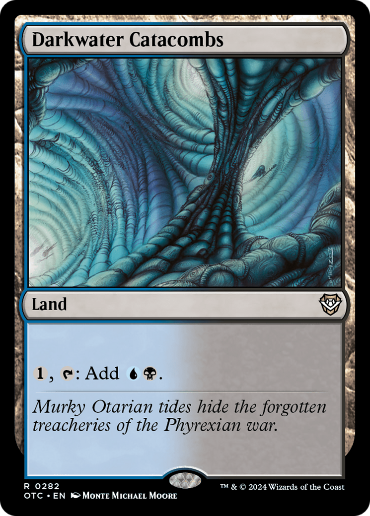 Darkwater Catacombs [Outlaws of Thunder Junction Commander] | Jomio and Rueliete's Cards and Comics