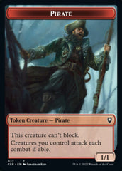 Pirate // Goblin Double-Sided Token [Commander Legends: Battle for Baldur's Gate Tokens] | Jomio and Rueliete's Cards and Comics