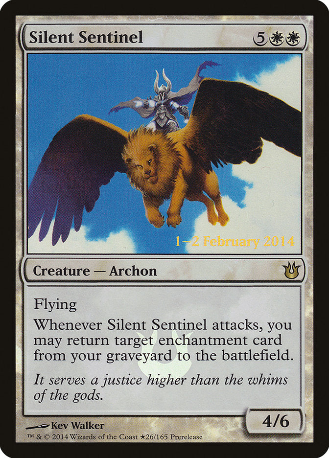Silent Sentinel [Born of the Gods Prerelease Promos] | Jomio and Rueliete's Cards and Comics
