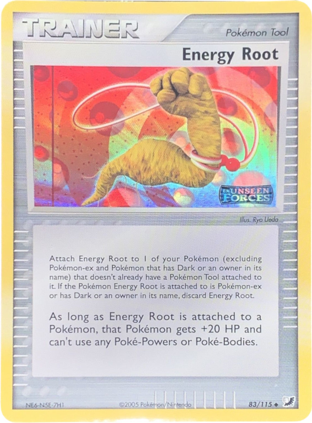 Energy Root (83/115) (Stamped) [EX: Unseen Forces] | Jomio and Rueliete's Cards and Comics