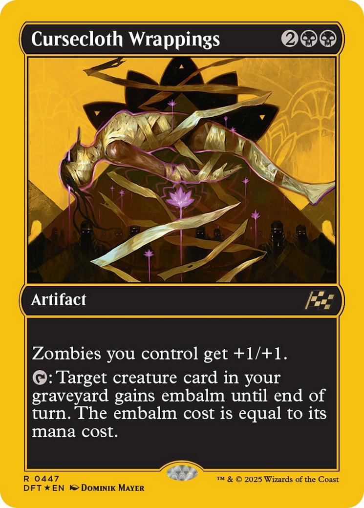 Cursecloth Wrappings (First-Place Foil) [Aetherdrift] | Jomio and Rueliete's Cards and Comics