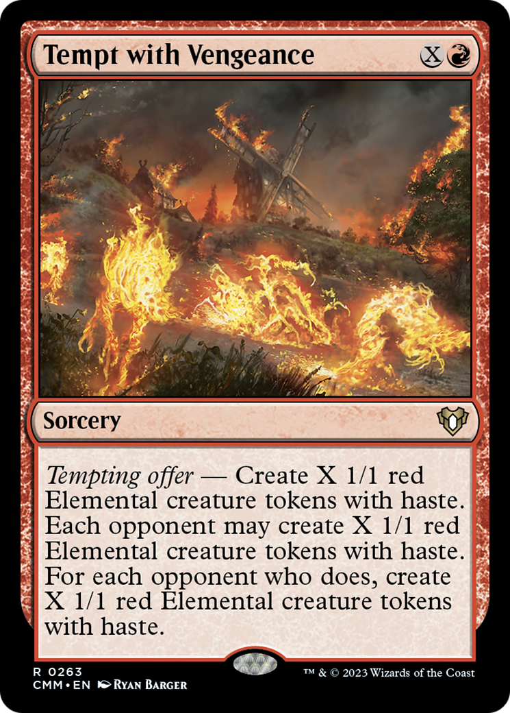 Tempt with Vengeance [Commander Masters] | Jomio and Rueliete's Cards and Comics