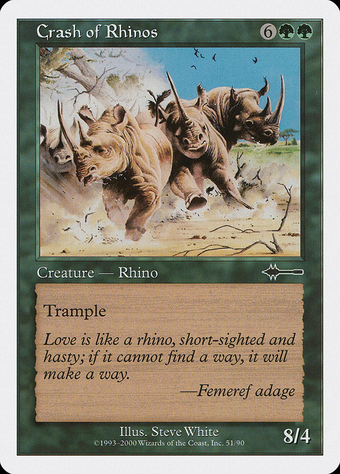 Crash of Rhinos [Beatdown] | Jomio and Rueliete's Cards and Comics