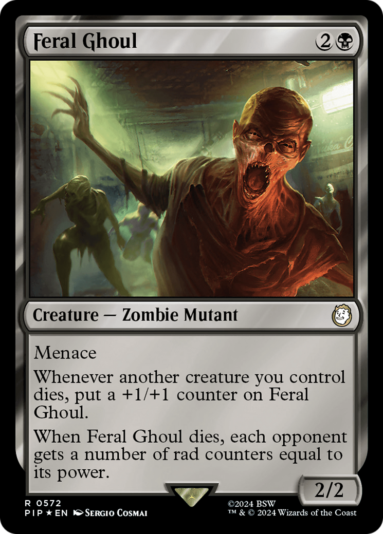 Feral Ghoul (Surge Foil) [Fallout] | Jomio and Rueliete's Cards and Comics