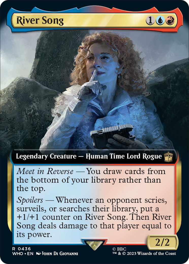 River Song (Extended Art) [Doctor Who] | Jomio and Rueliete's Cards and Comics