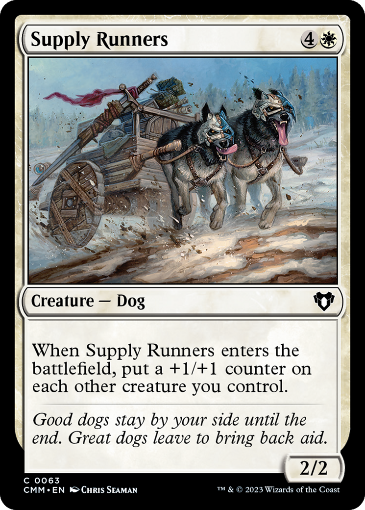 Supply Runners [Commander Masters] | Jomio and Rueliete's Cards and Comics