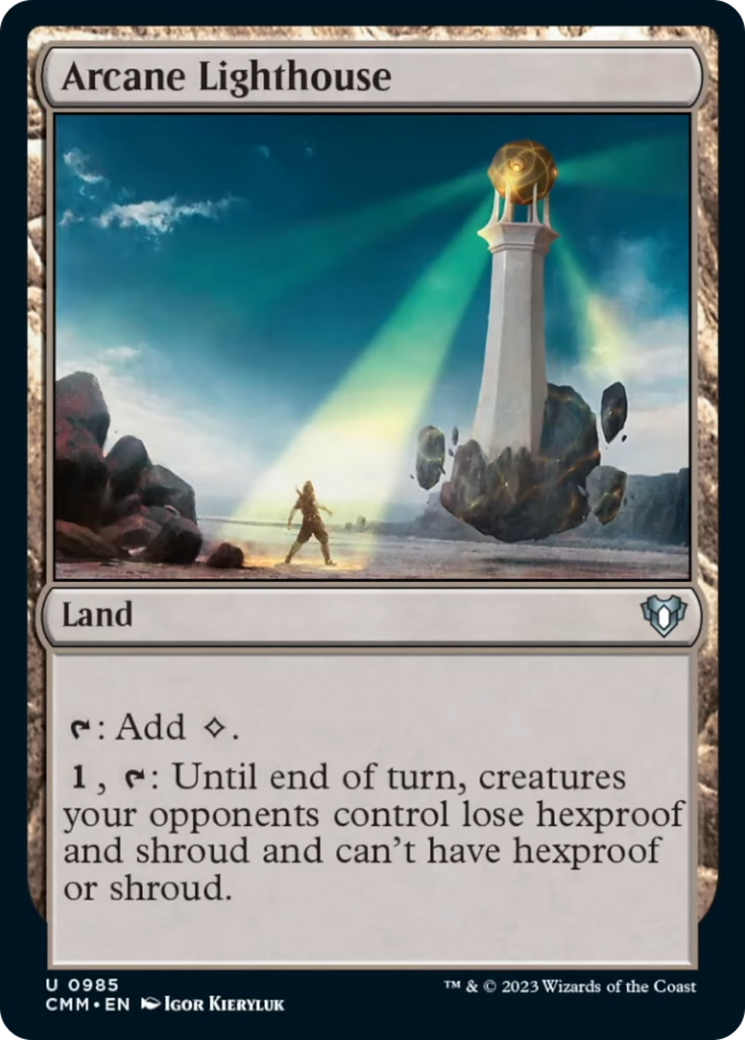 Arcane Lighthouse [Commander Masters] | Jomio and Rueliete's Cards and Comics