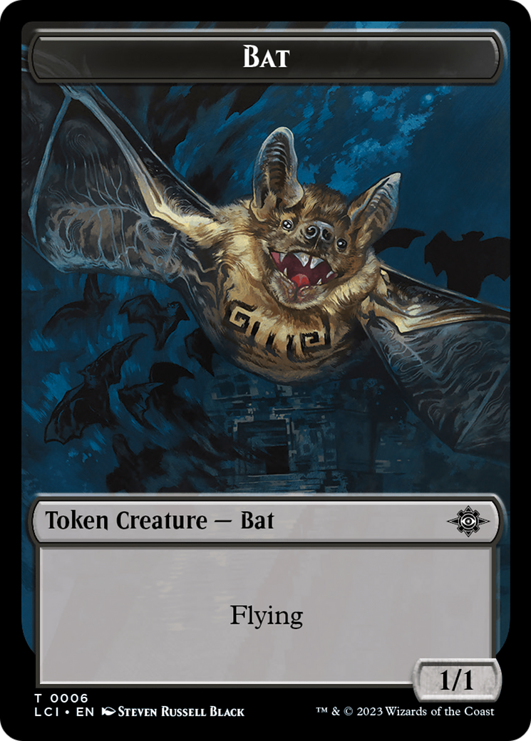 Gnome // Bat Double-Sided Token [The Lost Caverns of Ixalan Tokens] | Jomio and Rueliete's Cards and Comics