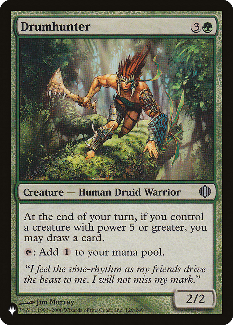 Drumhunter [The List] | Jomio and Rueliete's Cards and Comics