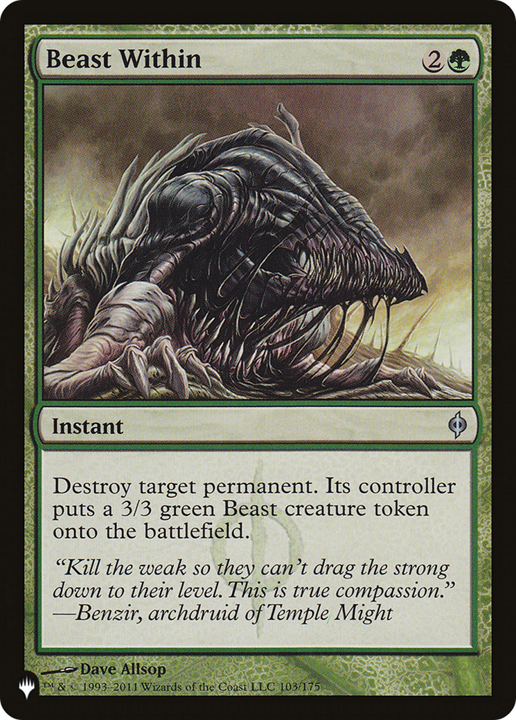 Beast Within [Secret Lair: From Cute to Brute] | Jomio and Rueliete's Cards and Comics