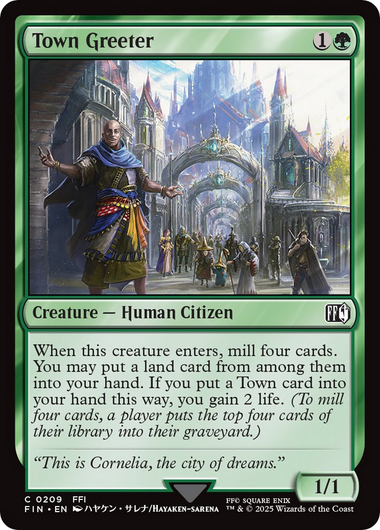 Town Greeter [FINAL FANTASY] | Jomio and Rueliete's Cards and Comics