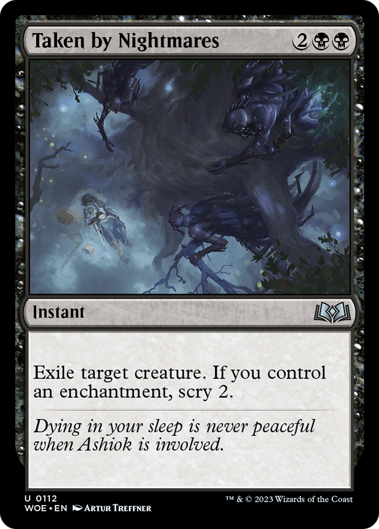 Taken by Nightmares [Wilds of Eldraine] | Jomio and Rueliete's Cards and Comics