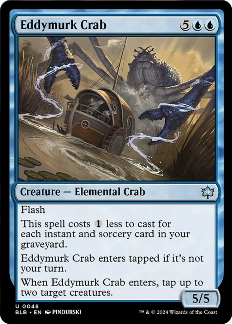 Eddymurk Crab [Bloomburrow] | Jomio and Rueliete's Cards and Comics