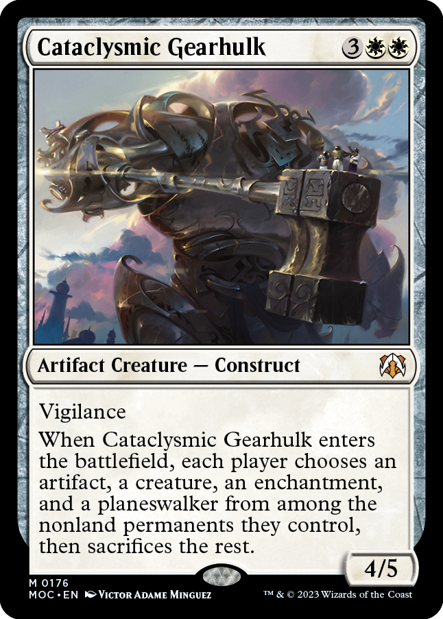 Cataclysmic Gearhulk [March of the Machine Commander] | Jomio and Rueliete's Cards and Comics