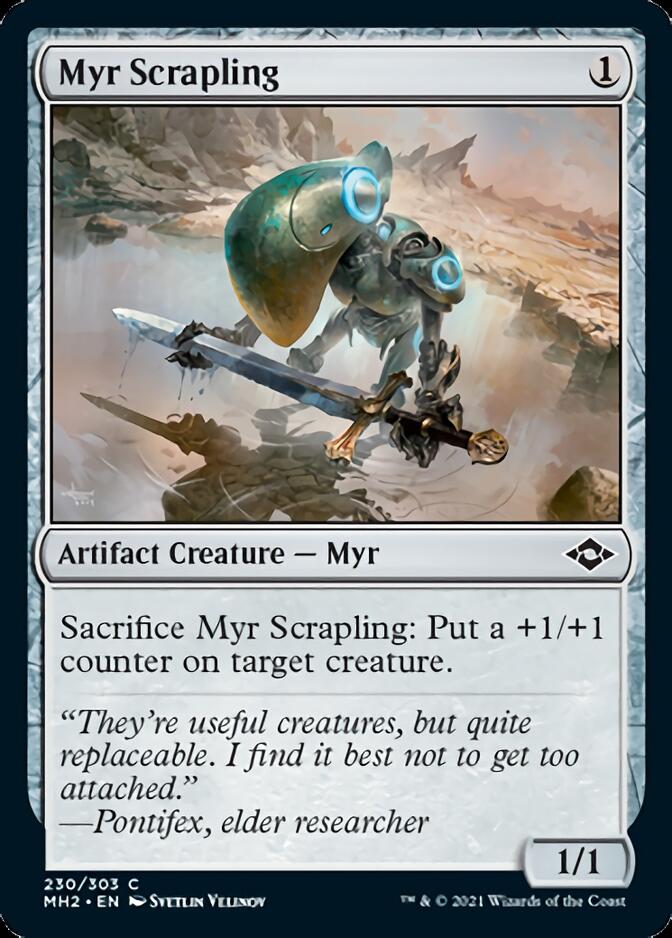 Myr Scrapling [Modern Horizons 2] | Jomio and Rueliete's Cards and Comics