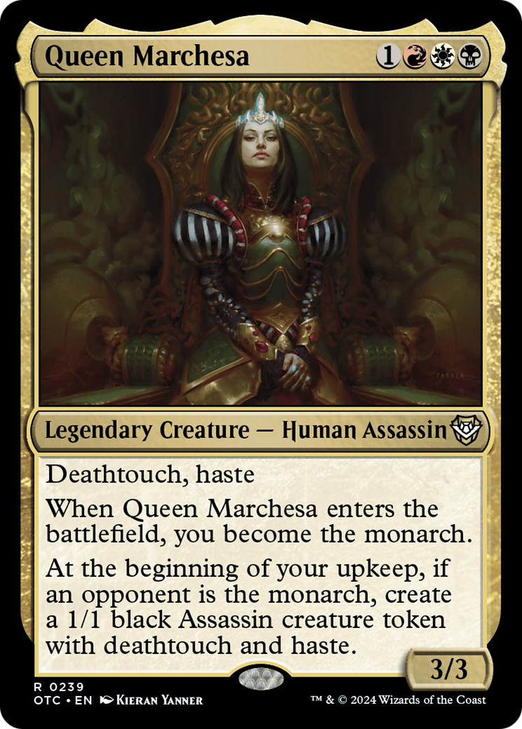 Queen Marchesa [Outlaws of Thunder Junction Commander] | Jomio and Rueliete's Cards and Comics