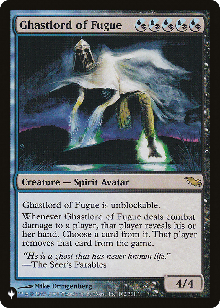 Ghastlord of Fugue [The List] | Jomio and Rueliete's Cards and Comics