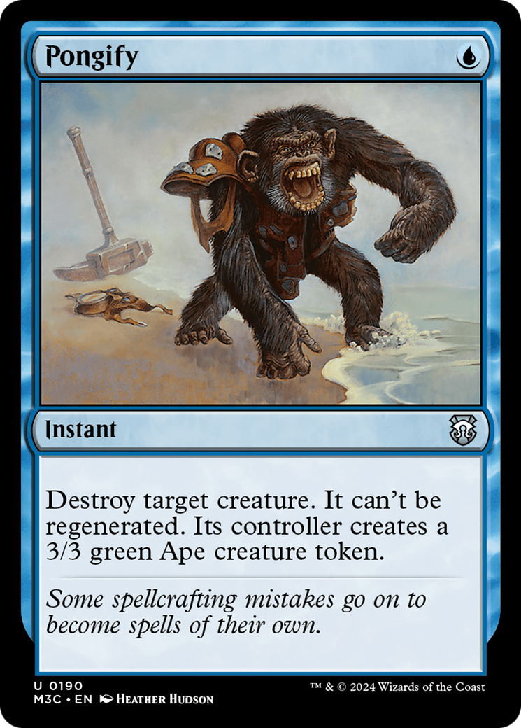 Pongify (Ripple Foil) [Modern Horizons 3 Commander] | Jomio and Rueliete's Cards and Comics