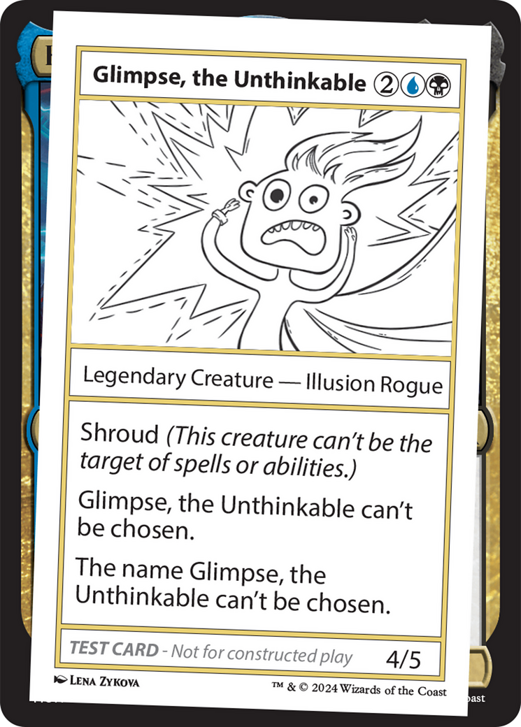 Glimpse, the Unthinkable [Mystery Booster 2 Playtest Cards] | Jomio and Rueliete's Cards and Comics
