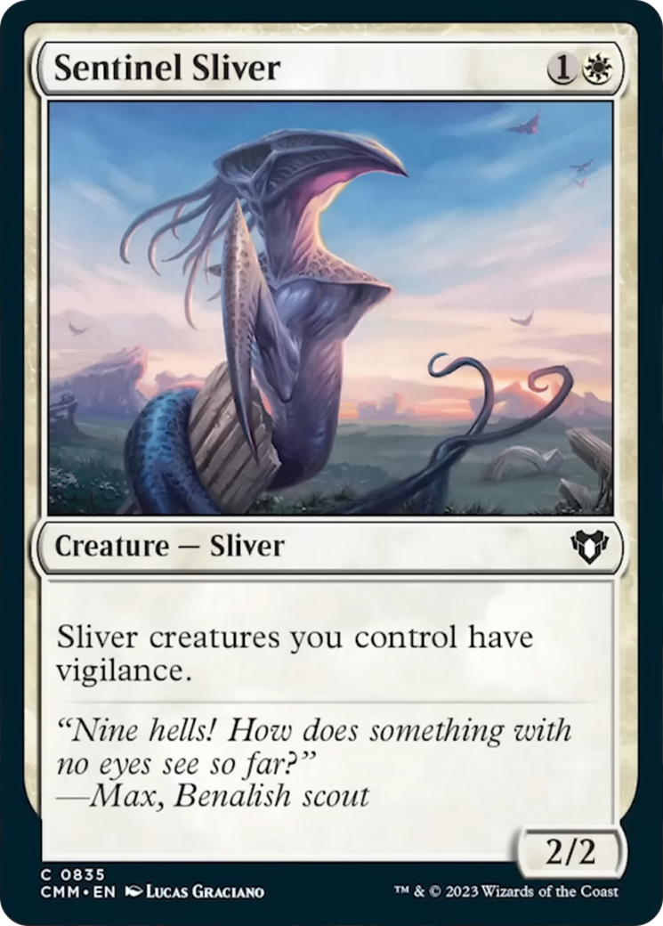 Sentinel Sliver [Commander Masters] | Jomio and Rueliete's Cards and Comics