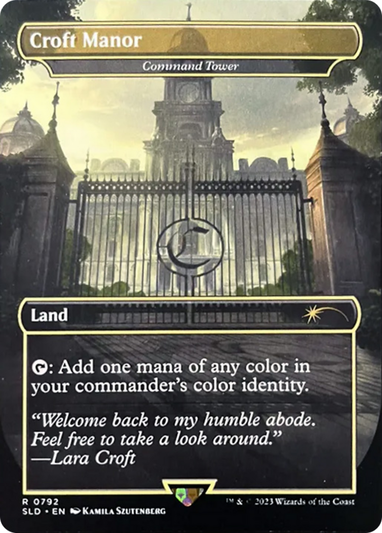 Croft Manor - Command Tower [Secret Lair Drop Series] | Jomio and Rueliete's Cards and Comics