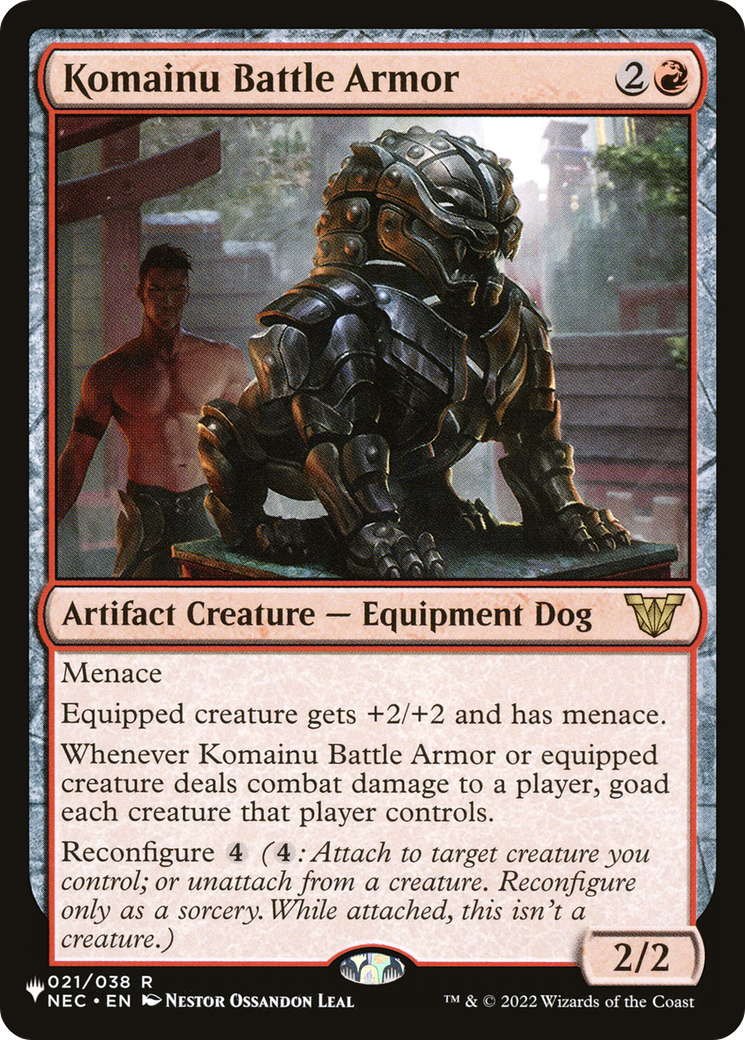 Komainu Battle Armor [The List] | Jomio and Rueliete's Cards and Comics