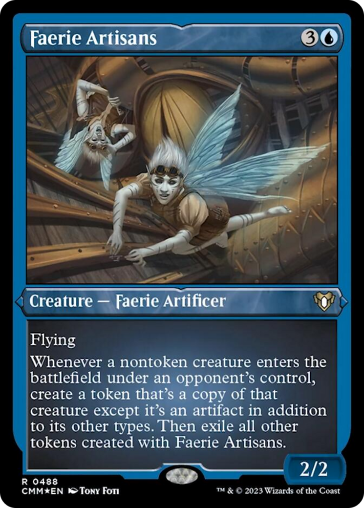 Faerie Artisans (Foil Etched) [Commander Masters] | Jomio and Rueliete's Cards and Comics